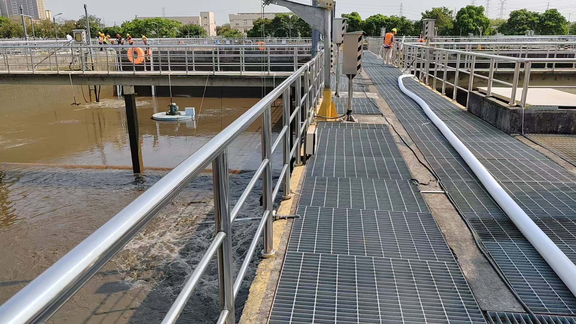 东莞某污水处理厂底部曝气重置项目