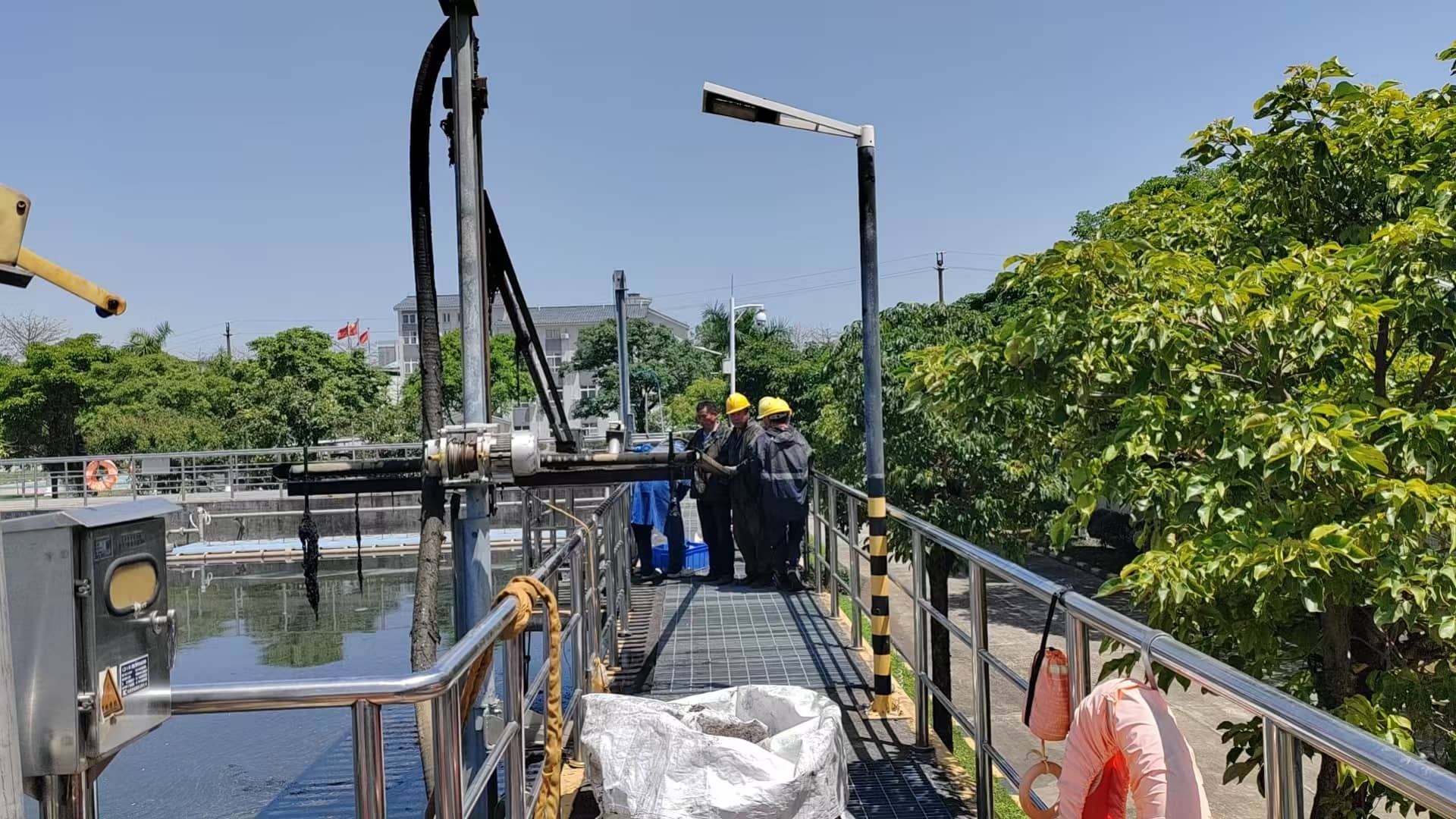 东莞某污水处理厂底部曝气重置项目