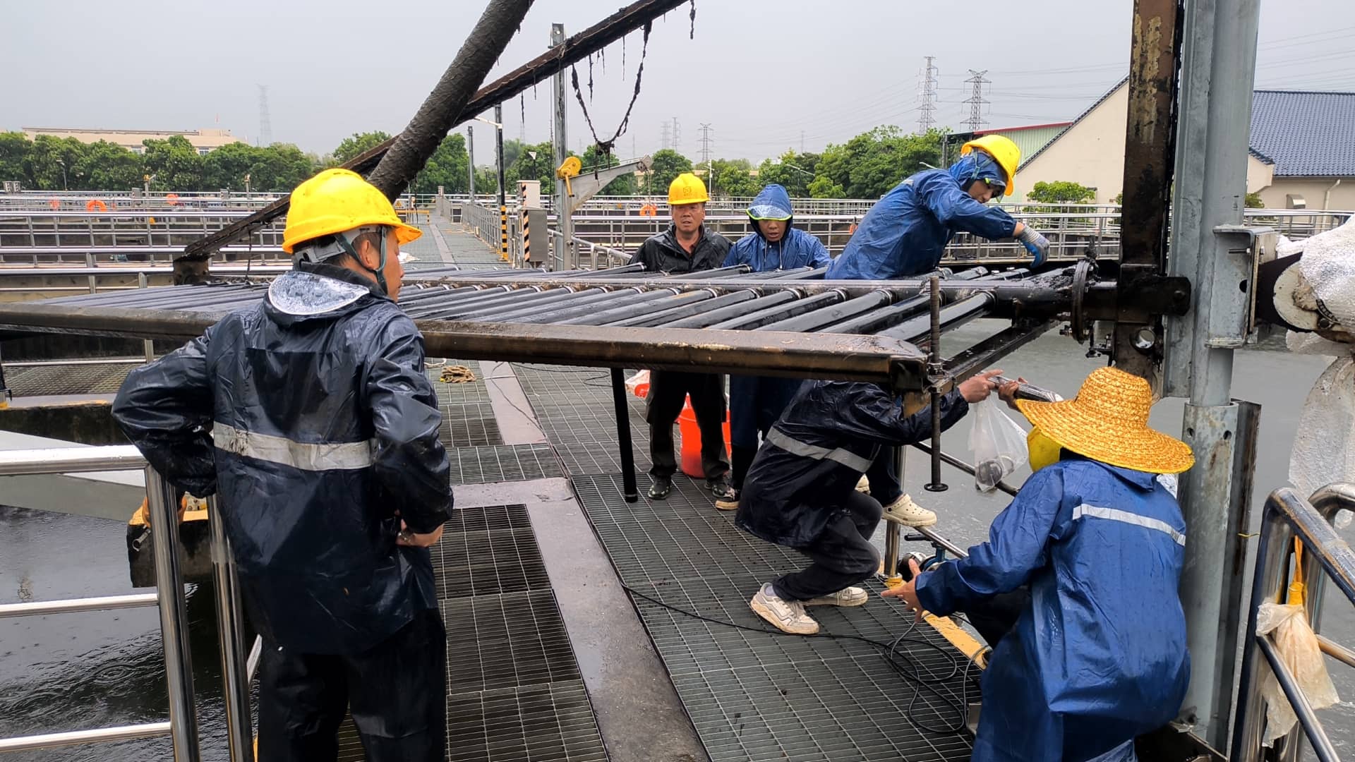 东莞某污水处理厂底部曝气重置项目