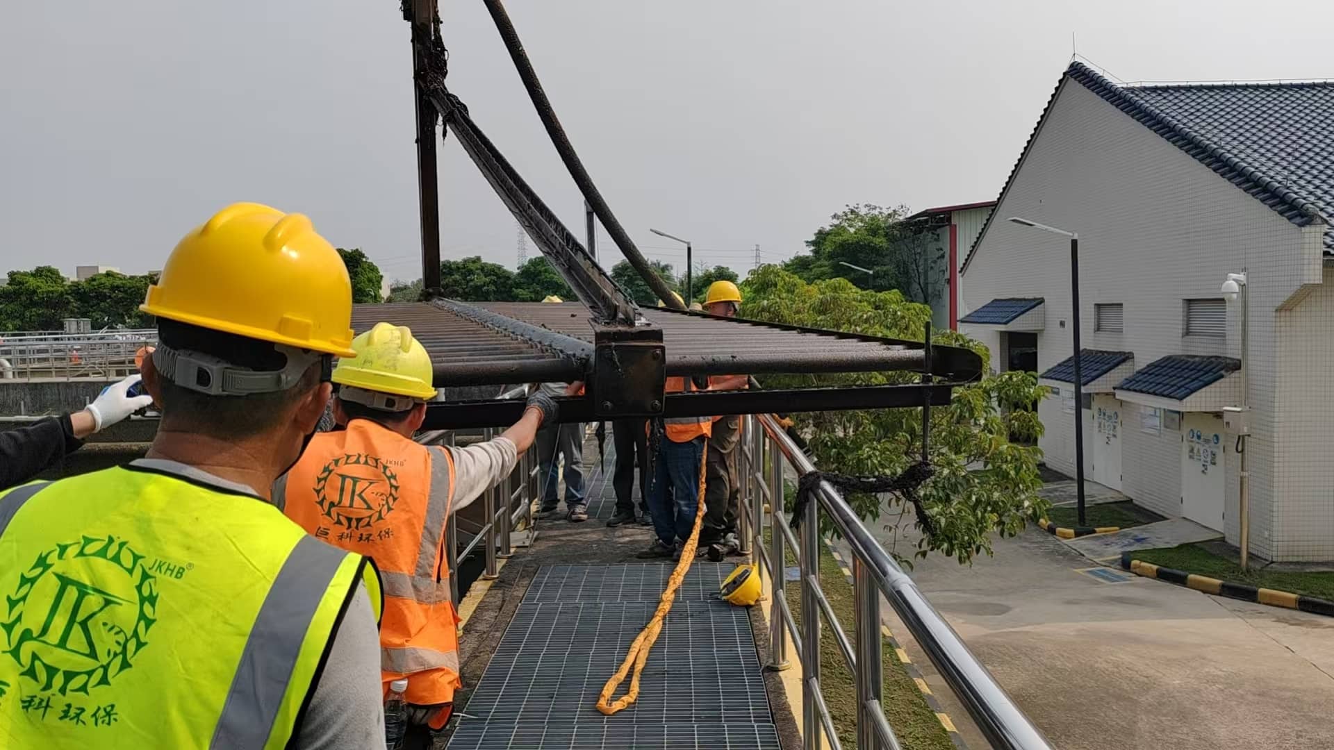 东莞某污水处理厂底部曝气重置项目